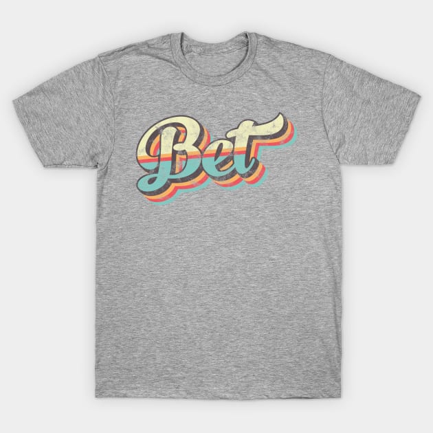 Bet 70's Retro T-Shirt by BeyondTheDeck